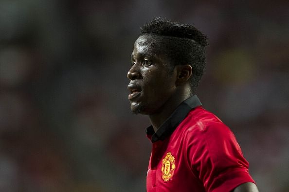 Wilfried Zaha of Manchester United looks on during the friendly against Kitchee at Hong Kong Stadium on July 29, 2013 in So Kon Po, Hong Kong. (Getty Images)